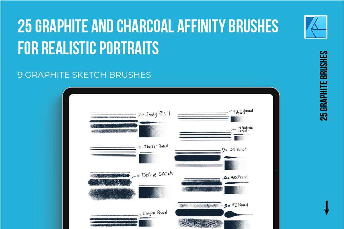 Perfect Portrait Affinity Brushes, a Brush Add-On by Riveros Illustration (Photo 4 of 11)