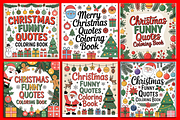 Christmas Funny Quotes Coloring, a Seasonal Illustration by Design Station (Thumbnail 3 of 3)