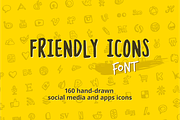 Friendly Icons Font, a Symbol Font by Hand-Drawn Goods (Thumbnail 1 of 5)