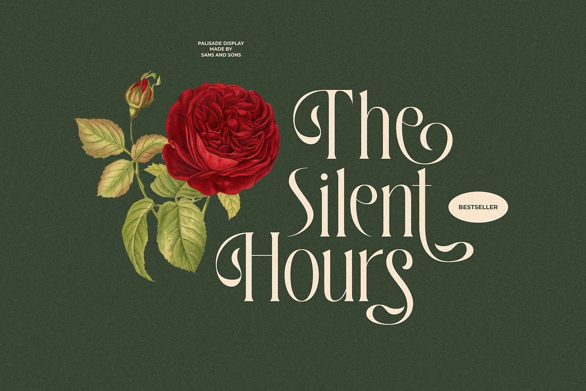 Palisade Display Font, a Serif Font by Sans & Sons (Photo 9 of 10)