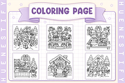 Elves Life Coloring Book, a Seasonal Illustration by HueNestify (Thumbnail 3 of 4)