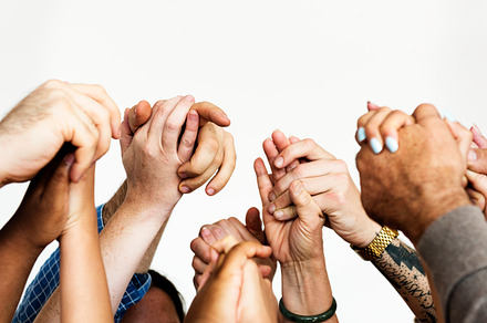 Diverse people teamwork containing studio, diverse, and people, a Person Photo by rawpixel