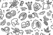 Superfoods line vector icons, a Food Illustration by Tettygreen (Thumbnail 3 of 3)