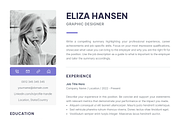 Resume Template with Photo - Eliza, a Resume Template by Olympia Resume (Thumbnail 6 of 6)