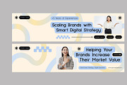 Modern Gradient Linkedin Banner, a Social Media Template by Neermana (Thumbnail 3 of 4)