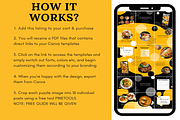 Food Instagram Puzzle Grid Template, a Social Media Template by LushBury (Thumbnail 5 of 5)