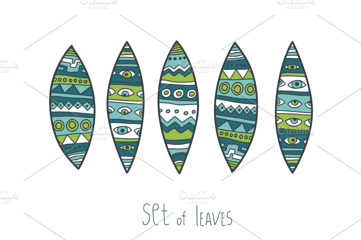 Leaves, a Pattern Graphic by YuliaBiser (Photo 5 of 6)