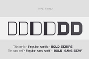 DIONIS set (serif & sans serif), a Sans Serif Font by ArtemKovalenco (Thumbnail 2 of 6)