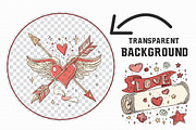 Whimsical Valentine Magic Clipart, an Illustration by Libby Wishes (Thumbnail 3 of 5)