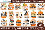 Fall Mega Bundle, Autumn Big Bundle, an Object Graphic by GraphicPicker (Thumbnail 5 of 5)