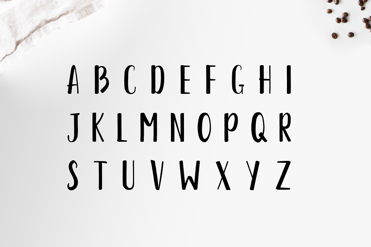 Austra Uppercase Font preview 2