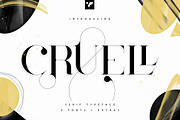 Cruell Serif Typeface - 5 fonts, a Serif Font by VP Fonts (Thumbnail 1 of 15)