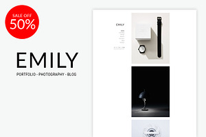 Emily - Minimal Portfolio WordPress