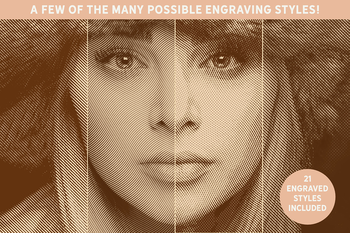 Vintage Engraved Photo Converter, a Brushes & More by The Artifex Forge (Photo 8 of 13)