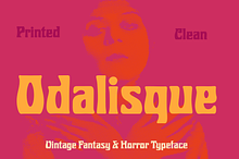 Odalisque Psychedelic Nouveau Font