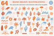 Boho Summer Graphics Bundle - vol 3., a Graphic by Katrinelly (Thumbnail 2 of 17)