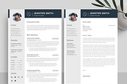Resume / CV Template | Canva & Word, a Resume Template by CreativeZoom (Thumbnail 2 of 7)