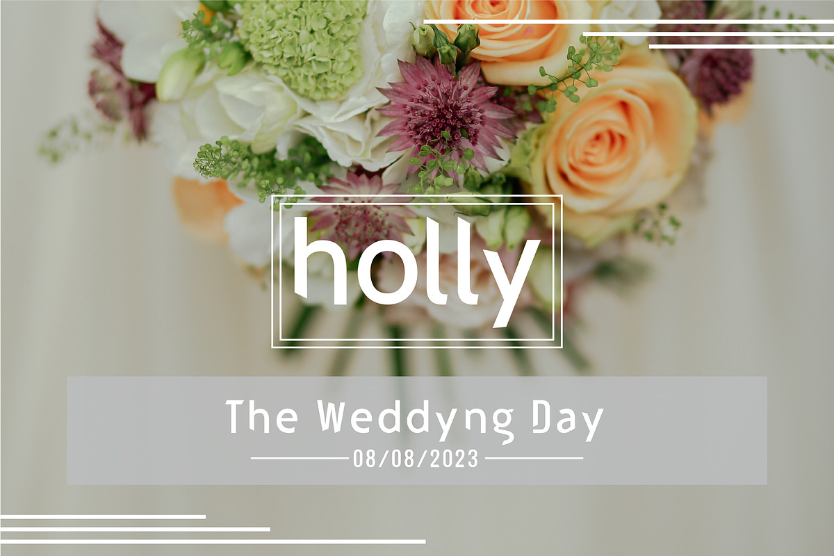 Holly, a Sans Serif Font by edcreative (Photo 5 of 7)