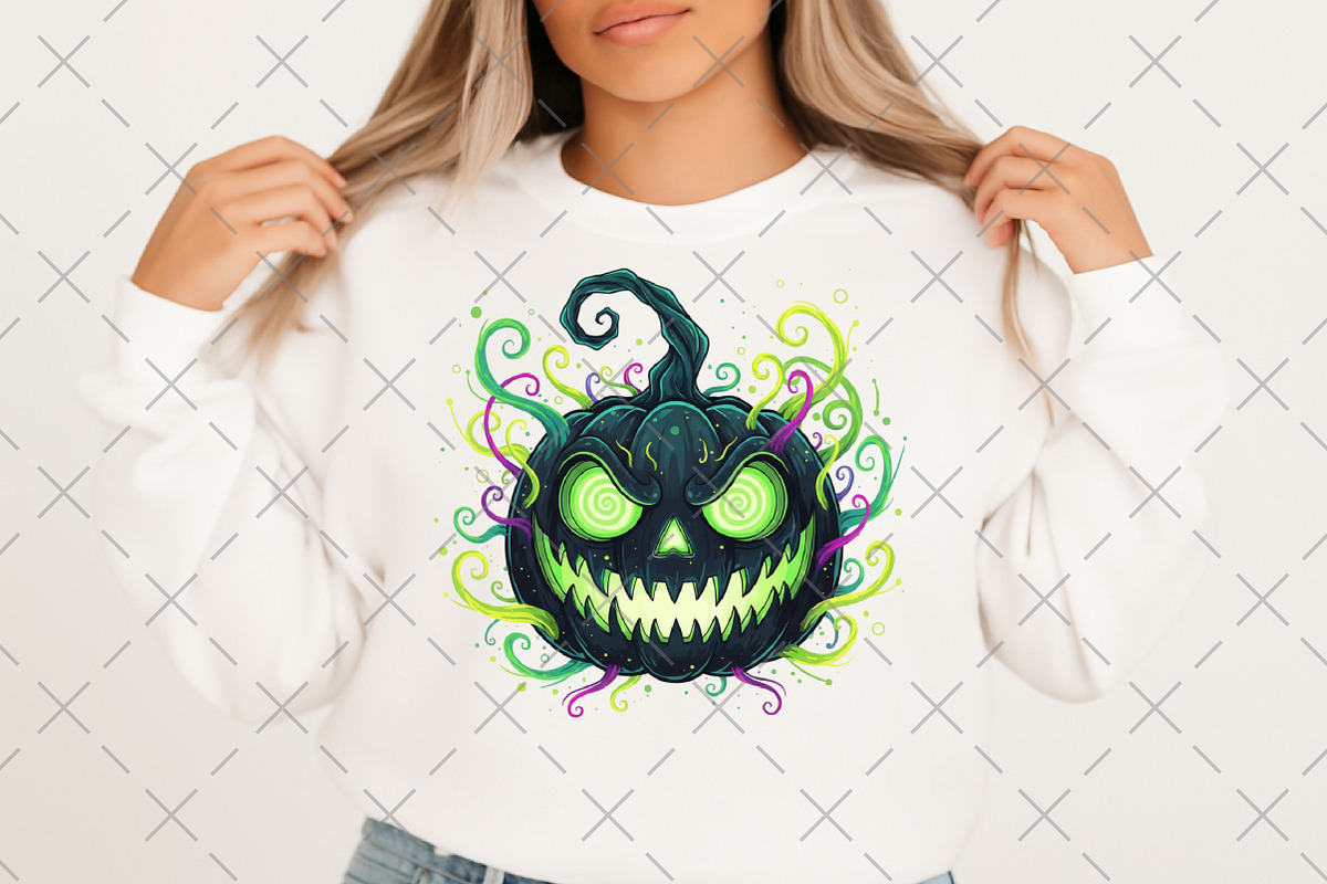 Spooky Pumpkin PNG, an Illustration by Craft Nest (Photo 6 of 6)