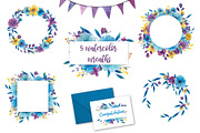Balloon Adventure Watercolor Set, a Decorative Illustration by Daria's Magic World (Thumbnail 3 of 5)