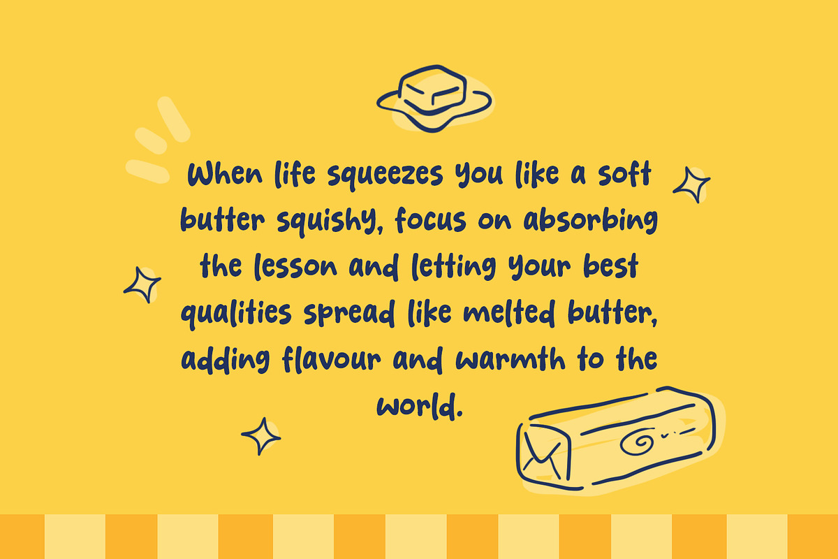Butter Squishy - A Fun & Cozy Font, a Handwritten Font by khurasan (Photo 3 of 6)