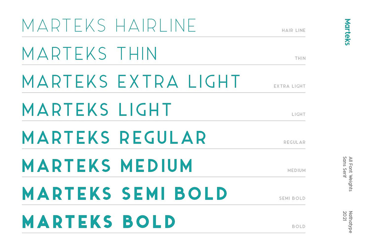 Marteks, a Sans Serif Font by Nathatype (Photo 10 of 10)