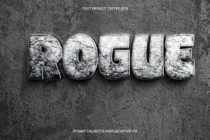 Stone Text Effect