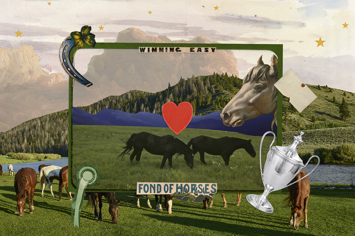Horses - Mixed Media Collage Kit, an Object Graphic by Freezerondigital (Photo 2 of 14)