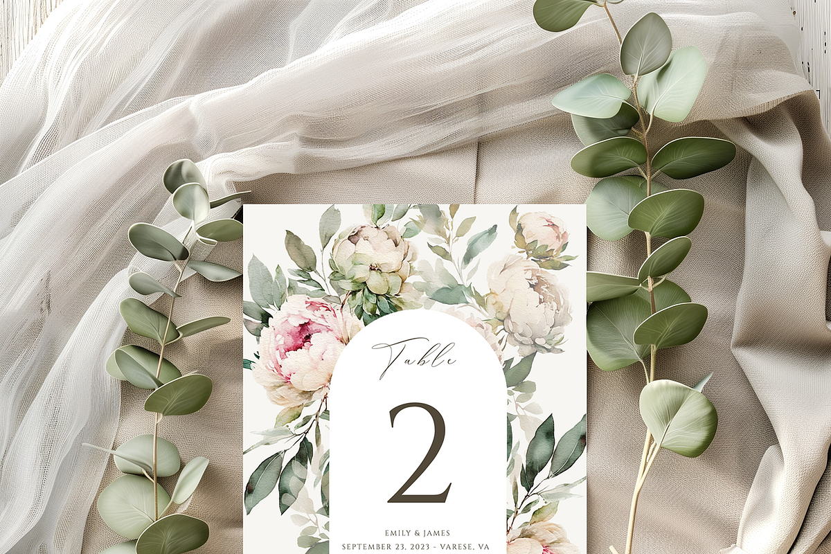 Gentle Peony Floral, a Decorative Illustration by heyiamalice (Photo 7 of 10)