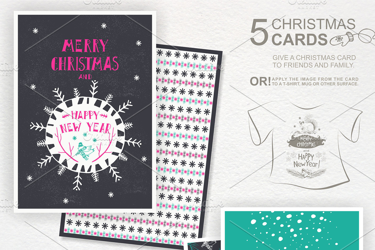 50%OFF -Christmas KIT Vol.2- Vector, an Animal Illustration by OlgaAlekseenko (Photo 4 of 5)