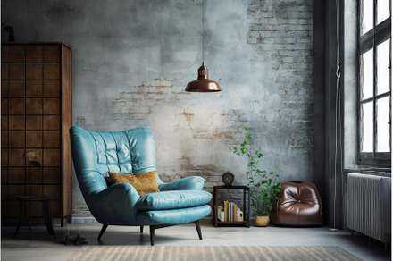 Artistic Blue armchair modern, an Arts & Entertainment Photo by Ylivdesign