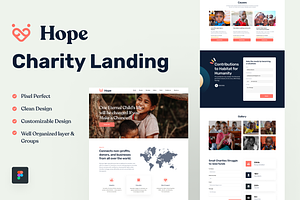 Hope - Charity UI Website Design