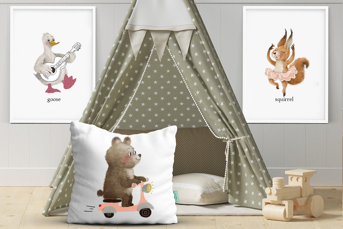 funny animals, an Animal Illustration by TanyaSchuka (Photo 3 of 4)