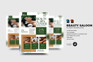 Beauty & Spa Center Flyer Template