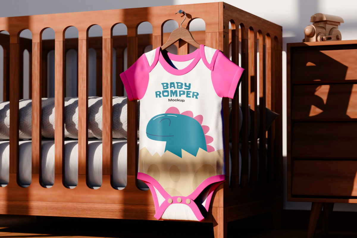 Baby Romper Mockup, a Shirt Mockup by Budogol Studio (Photo 3 of 3)