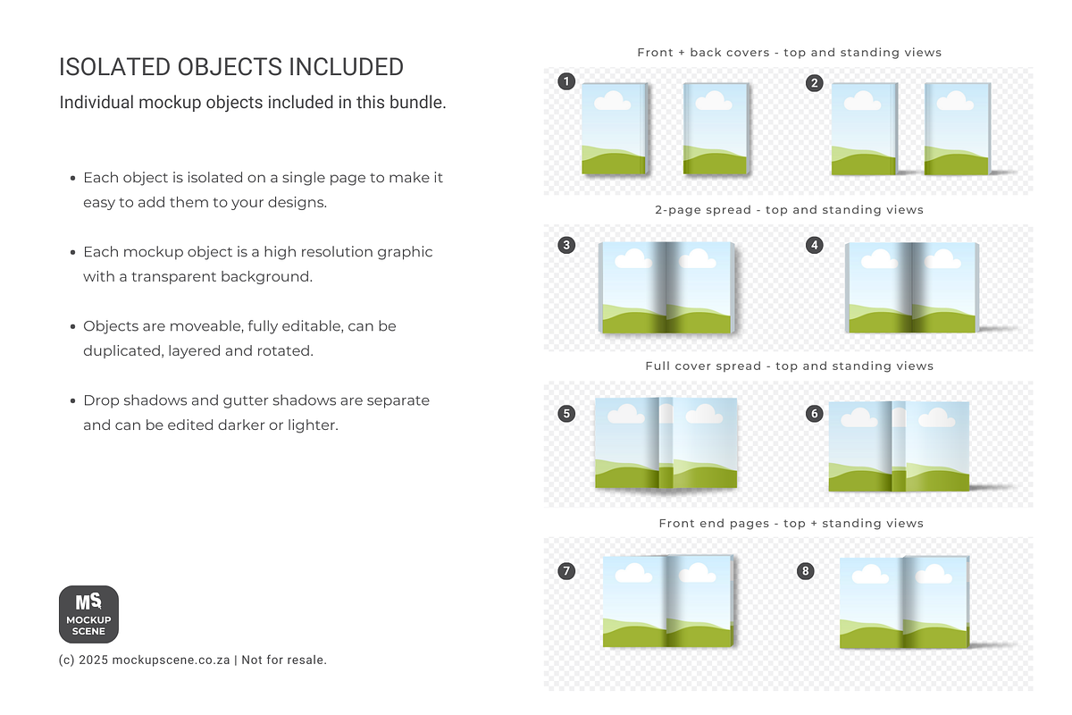 Book Mockup Kit for Canva Soft Cover, a Books & Magazine Mockup by Mockup Scene (Photo 4 of 11)