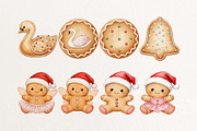 35 Nutcracker clipart Gingerbread, an Object Graphic by PinkJellyfish (Thumbnail 4 of 6)