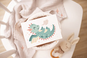 Cute dragon girl clipart, an Animal Illustration by JulzaArt (Thumbnail 4 of 6)