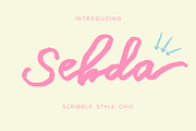Sebda, a Handwritten Font by Gatype (Thumbnail 1 of 13)