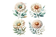Whimsical Spring Daisy Flower Clipar, an Illustration by Designworld (Thumbnail 4 of 4)