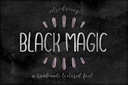 Black Magic Handmade Font, a Sans Serif Font by Caracol (Thumbnail 1 of 5)