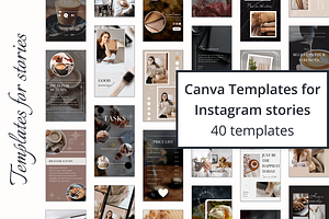 40 Templates for Instagram stories