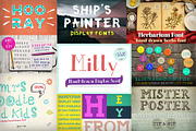 [-70%] 9 Hand-drawn Fonts Bundle, a Font by Frisk Shop (Thumbnail 2 of 2)