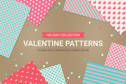 Valentine seamless patterns, a Pattern Graphic by miumiu (Thumbnail 1 of 4)
