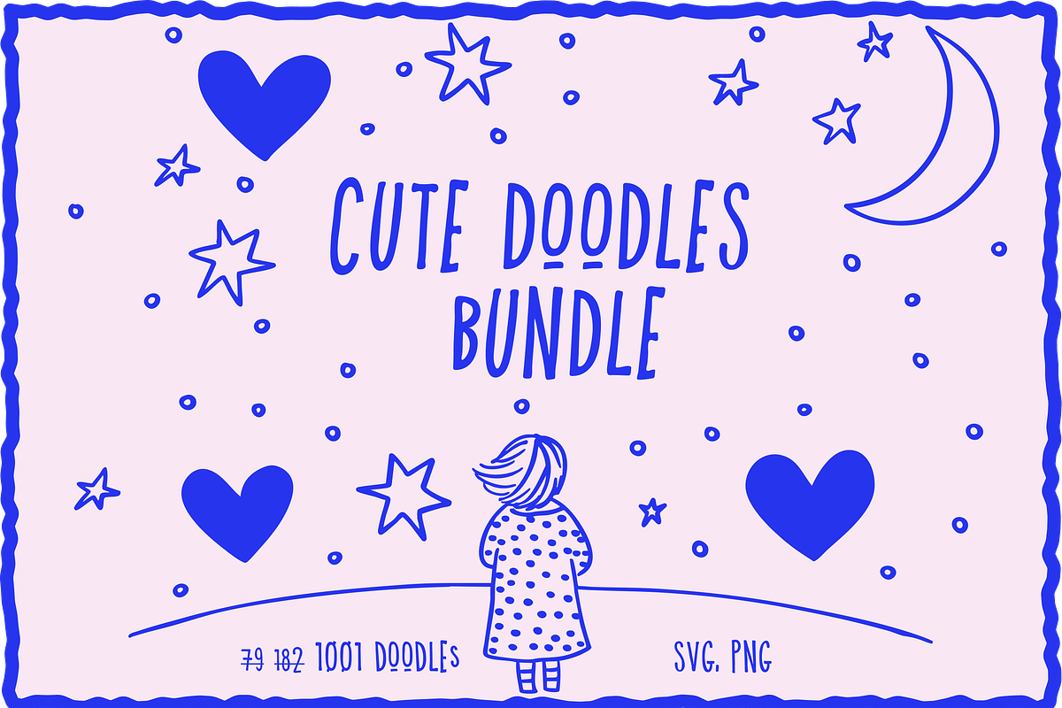 1001 Cute Doodles Bundle, an Object Illustration by Danil Polshin (Photo 1 of 65)