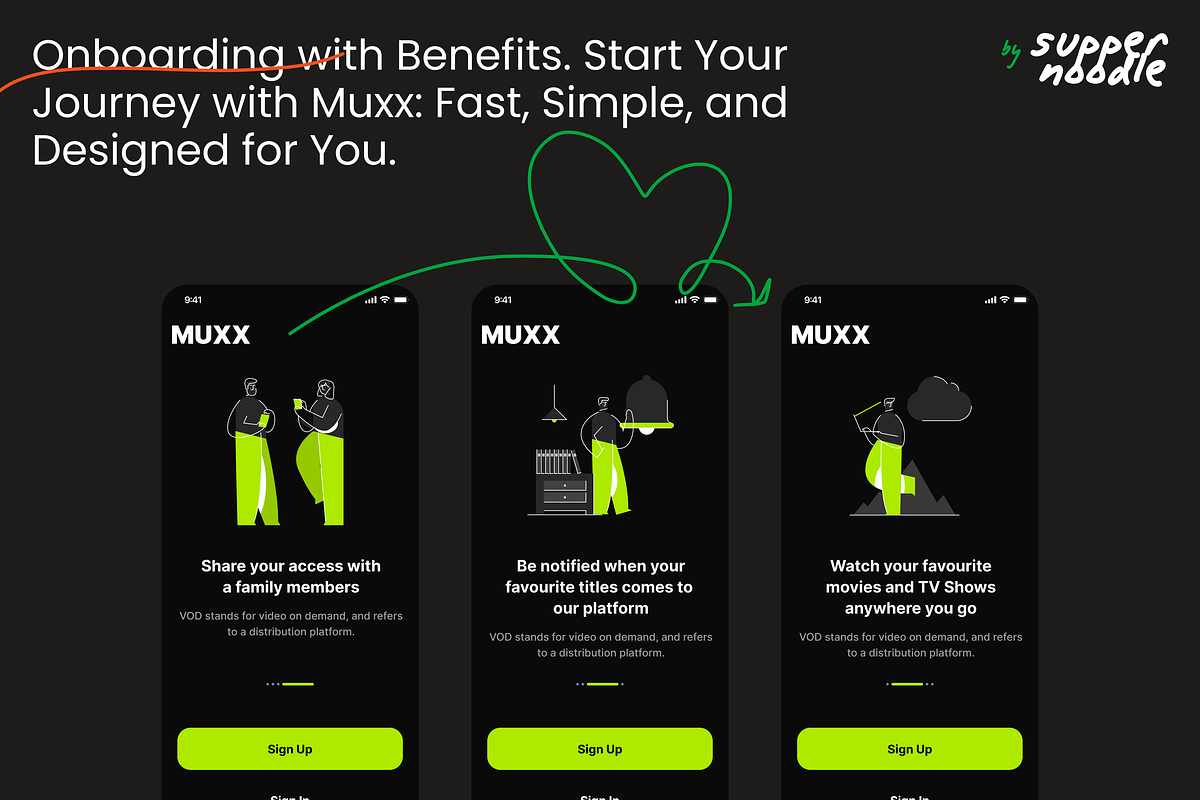 Muxx – Streaming App Design, an App Template by SupperNoodle (Photo 4 of 5)