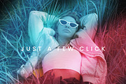 Dual Lighting Red Blue Photo Effect, a Layer Style Add-On by WudelMbois Studio (Thumbnail 3 of 3)