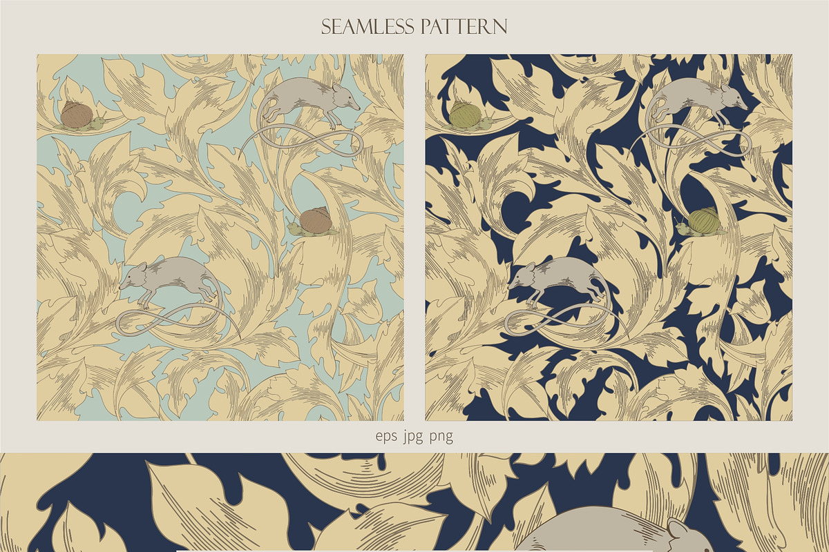 Seamless floral pattern, a Pattern Graphic by Elona Laff (Photo 2 of 4)