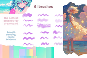 Procreate Soft Dreamy Brushes, a Brush Add-On by nikiartcorner (Thumbnail 2 of 7)