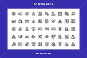 Followers icons, an Outline Icon by Wencory (Thumbnail 1 of 2)